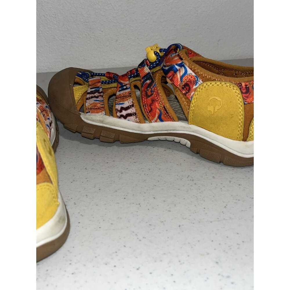 Keen Newport X Outdoor Afro Closed Toe Sandal Waterproof Shoe Hiking Kids Size 3 - Picture 7 of 9